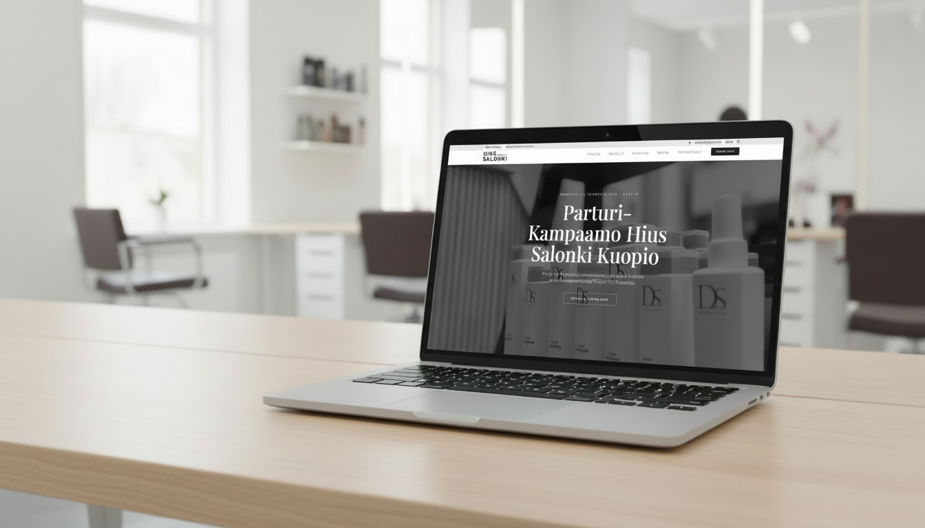 Kotisivut kampaamolle – Makkee verkkosivuprojekti Kuopio